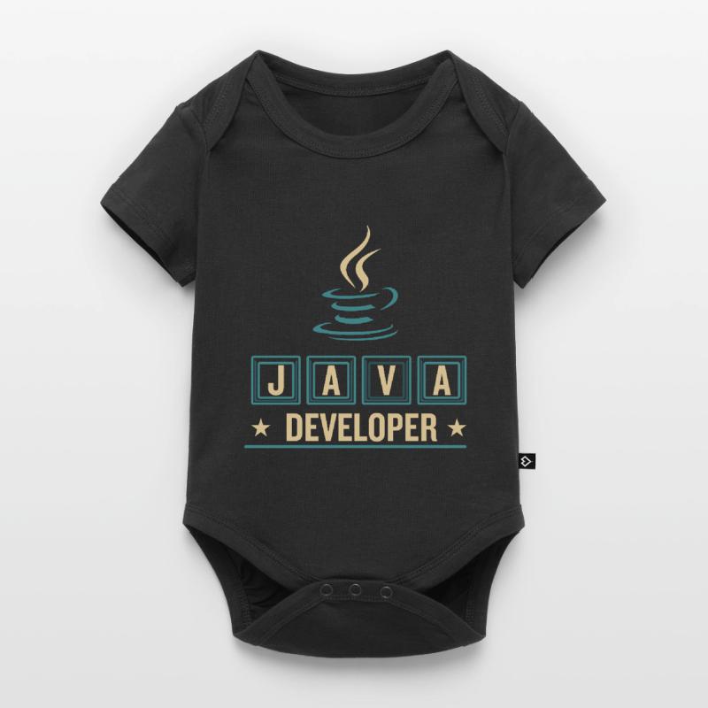 Java Developer Coffee Kaffee Baby Premium short-sleeve bodysuit