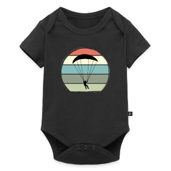Parapente Parapente Pilot - Body à manches courtes Premium Bébé - noir - Devant