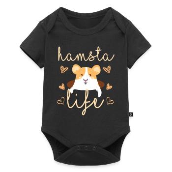 Hamster - Body à manches courtes Premium Bébé - noir - Devant