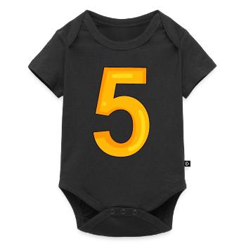 5 - Baby Premium short-sleeve bodysuit - black - Front