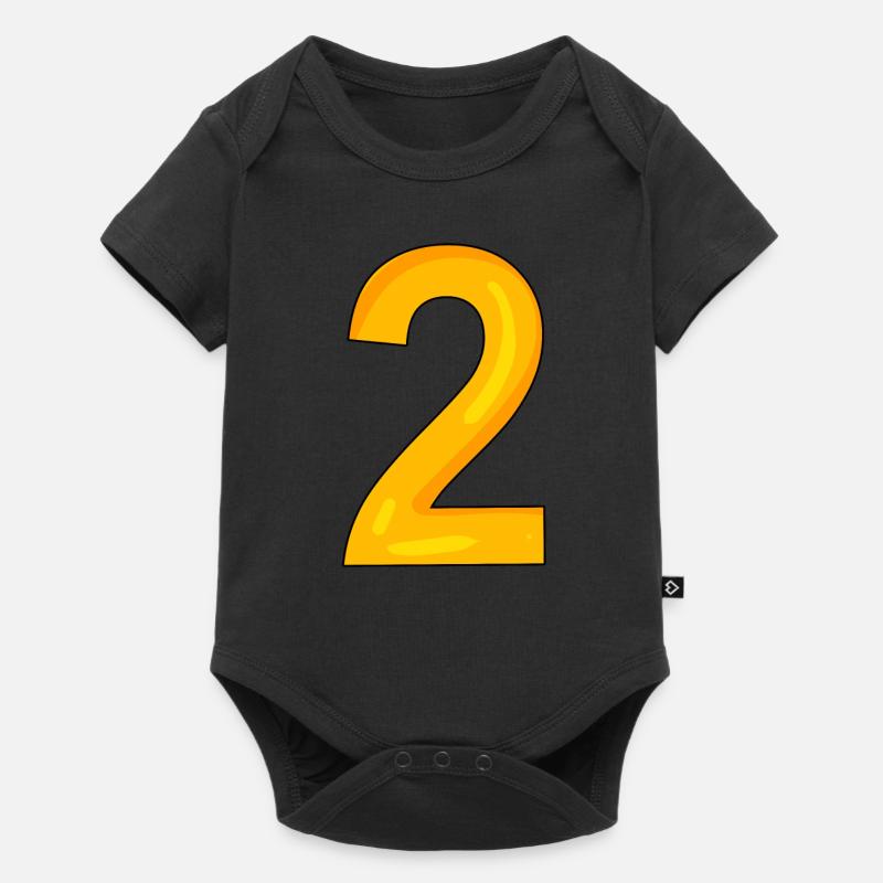 2 - Body à manches courtes Premium Bébé - noir
