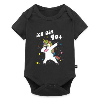 Je suis 49 Licorne Dab Dabbing Unicorn - Body à manches courtes Premium Bébé - noir - Devant