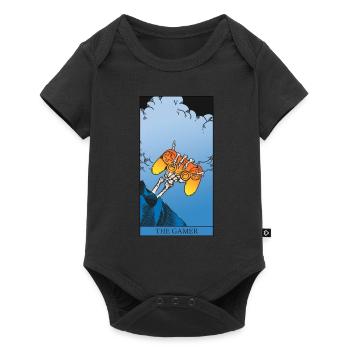 Gamer Tarot carte cool Gaming Gothic Design - Body à manches courtes Premium Bébé - noir - Devant