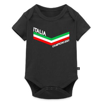 ITALY ITALIAN FLAG FOOTBALL 2021 AZZURRI - Baby Premium short-sleeve bodysuit - black - Front