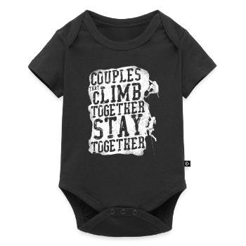 Rock Climbing Climber Couples That - Body à manches courtes Premium Bébé - noir - Devant