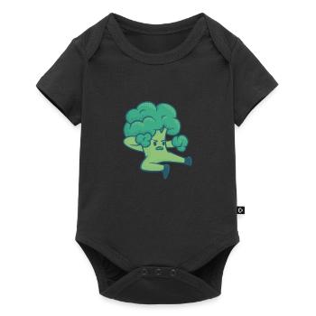Broccoli Broccoli Vegetable Vegetarian Gift Idea - Baby Premium short-sleeve bodysuit - black - Front