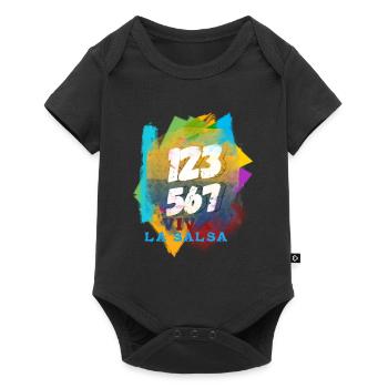 Salsa Danse Salsa 123 567 - Body à manches courtes Premium Bébé - noir - Devant