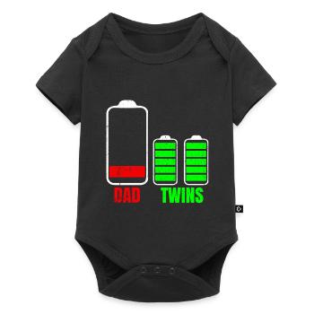 twins - Baby Premium short-sleeve bodysuit - black - Front