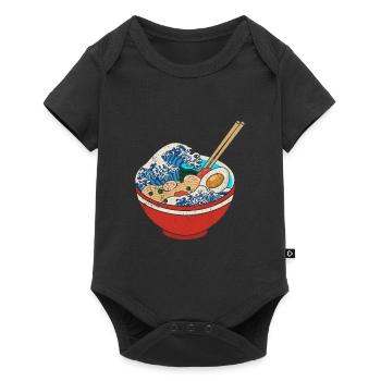 Ramen - Baby Premium Kurzarmbody - Schwarz - Vorne
