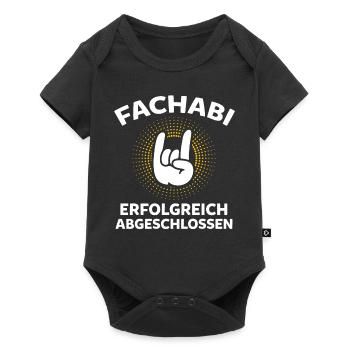 Fachabitur Erfolgreich Fachabifeier Fachabi Schula - Baby Premium Kurzarmbody - Schwarz - Vorne