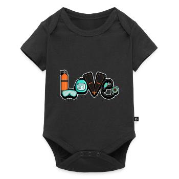 Diving Snorkeling Holiday Coral Reef Divers - Baby Premium short-sleeve bodysuit - black - Front