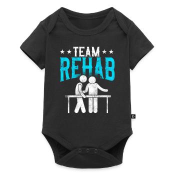 Physical Therapist Therapy - Baby Premium Kurzarmbody - Schwarz - Vorne