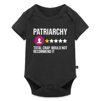 Féministe Féminisme émancipation cadeau - Body à manches courtes Premium Bébé - noir - Devant