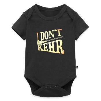 I Don't Kehr Lustiger Denglisch Spruch für Gärtner - Baby Premium Kurzarmbody - Schwarz - Vorne