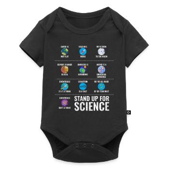 Klimawandel - Baby Premium Kurzarmbody - Schwarz - Vorne