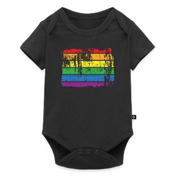 Lgbt - Body à manches courtes Premium Bébé - noir - Devant