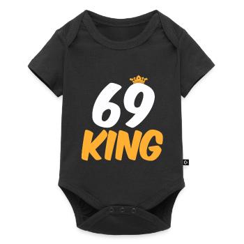 69th birthday 69 years old 69 years - Baby Premium short-sleeve bodysuit - black - Front