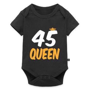 45th birthday 45 years old 45 years - Baby Premium short-sleeve bodysuit - black - Front