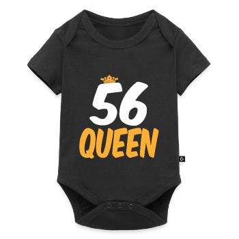 56th birthday 56 years old 56 years - Baby Premium short-sleeve bodysuit - black - Front