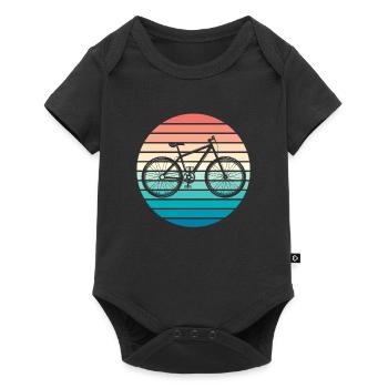 Cycling Mountain Biking Mountain Biking - Baby Premium short-sleeve bodysuit - black - Front