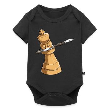 Le roi des échecs Dab Dabbing Danse - Body à manches courtes Premium Bébé - noir - Devant