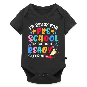 1st Day of Preschool Pre-K First Day of School - Body à manches courtes Premium Bébé - noir - Devant