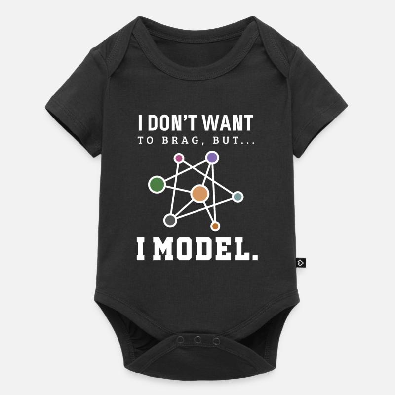 Big Data Modell Lustige Data Scientist Bekleidung - Baby Premium Kurzarmbody - Schwarz