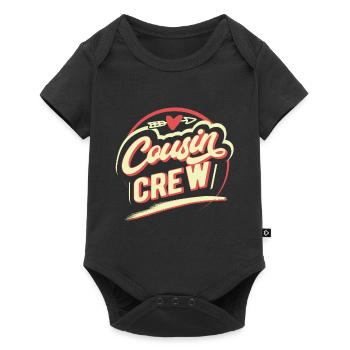 Cousin Crew Kusine - Body à manches courtes Premium Bébé - noir - Devant