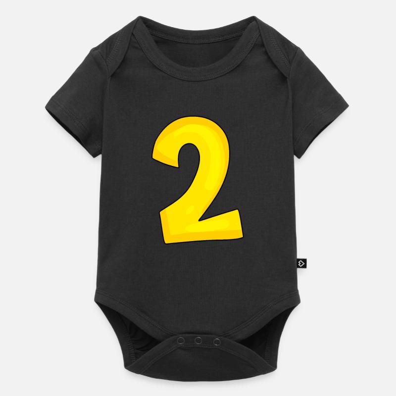 2 jaune - Body à manches courtes Premium Bébé - noir