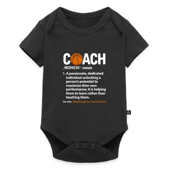 Basketball Coach Basketball Coach Coach Gift - Baby Premium short-sleeve bodysuit - black - Front