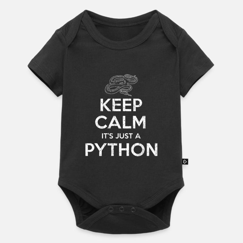 Python Schlange - Baby Premium Kurzarmbody - Schwarz