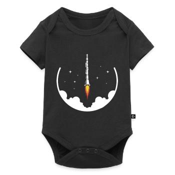 Clarinet Rocket Musical Instrument Clarinets - Baby Premium short-sleeve bodysuit - black - Front