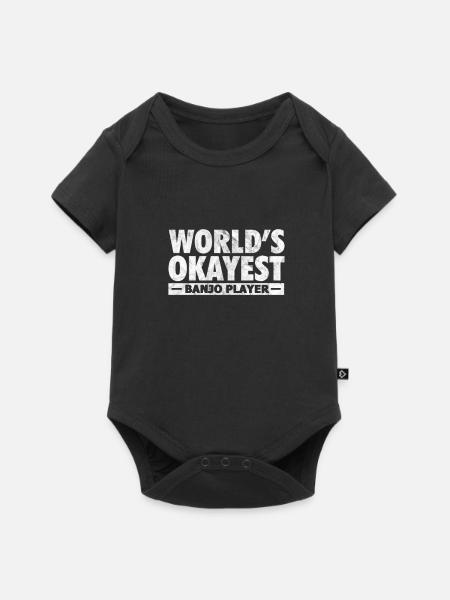 Banjo - Baby Premium Kurzarmbody - Schwarz