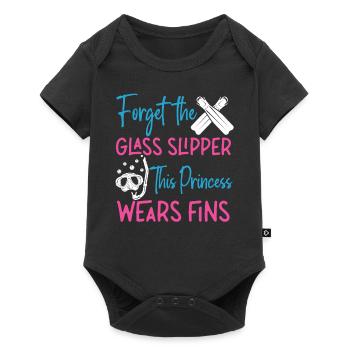 Scuba Diving Diver Girl Forget - Baby Premium short-sleeve bodysuit - black - Front