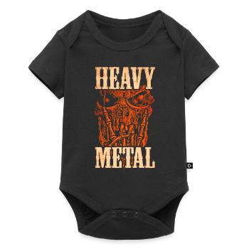 Heavy Metal Musique - Body à manches courtes Premium Bébé - noir - Devant