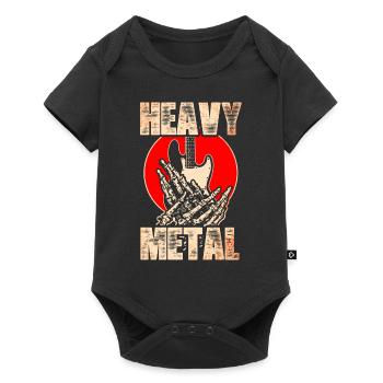 Heavy metal - Baby Premium short-sleeve bodysuit - black - Front