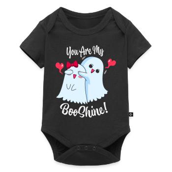 You Are My Boo Shine Halloween Cute Ghosts T Shirt - Body à manches courtes Premium Bébé - noir - Devant