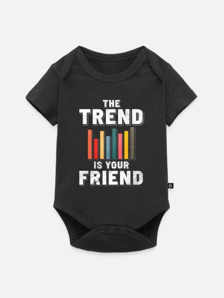 Aktien - Baby Premium Kurzarmbody - Schwarz