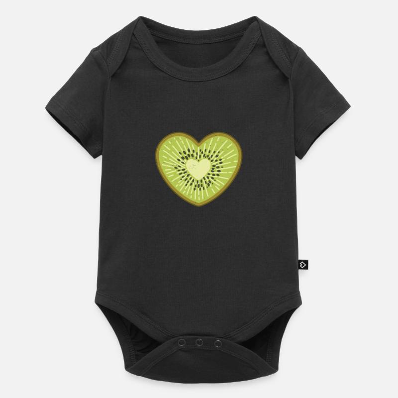 Kiwi - Body à manches courtes Premium Bébé - noir