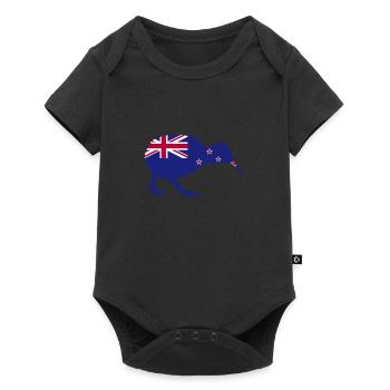 Kiwi bird kiwi bird New Zealand - Baby Premium short-sleeve bodysuit - black - Front