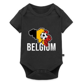 Belgium Football - Baby Premium short-sleeve bodysuit - black - Front