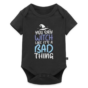 Halloween Funny - Baby Premium short-sleeve bodysuit - black - Front