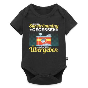 Schweden Surströmming Surströmming Challenge - Baby Premium Kurzarmbody - Schwarz - Vorne
