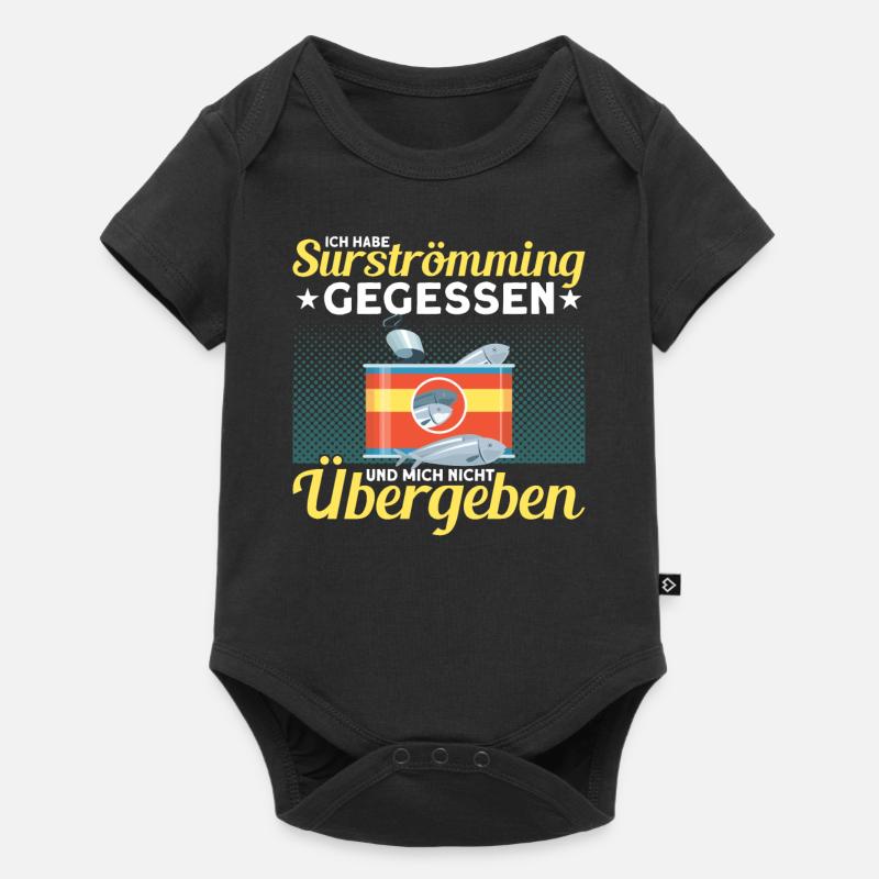 Schweden Surströmming Surströmming Challenge - Baby Premium Kurzarmbody - Schwarz