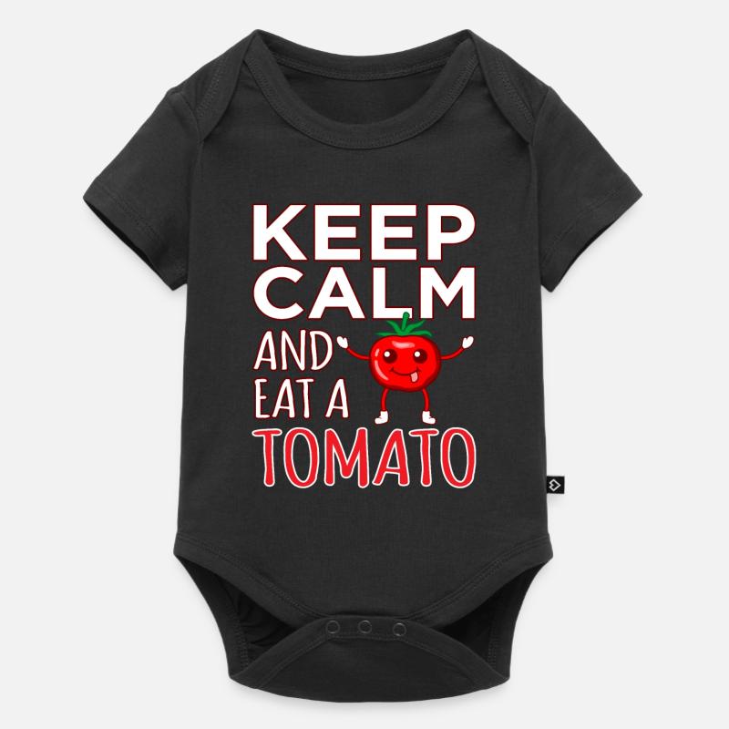 Tomate - Baby Premium Kurzarmbody - Schwarz