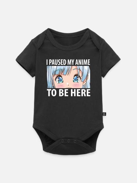 Anime - Baby Premium Kurzarmbody - Schwarz