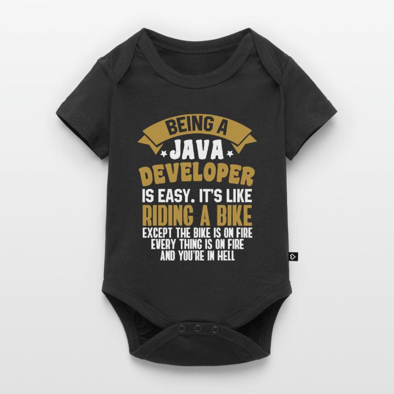 Java Developer Body à manches courtes Premium Bébé
