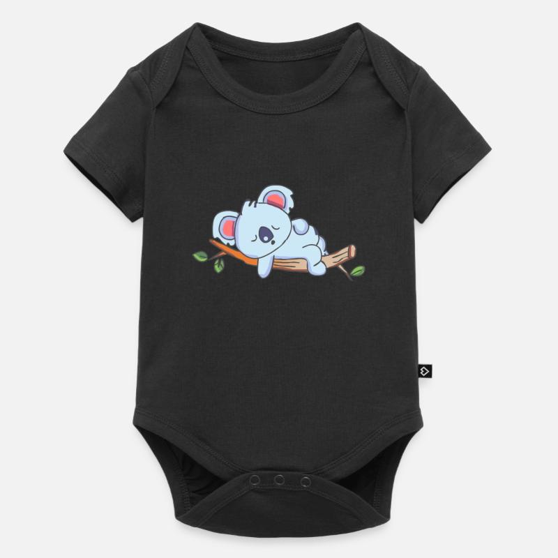 Koala Sleeping Koala Bear - Baby Premium short-sleeve bodysuit - black
