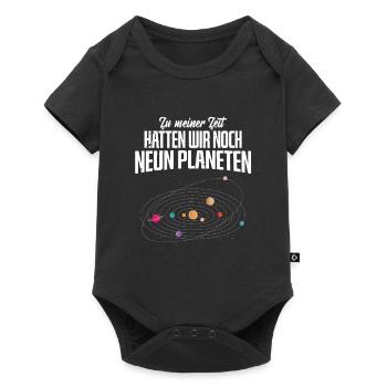 Astronomie - Baby Premium Kurzarmbody - Schwarz - Vorne