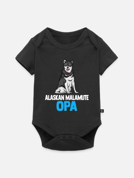 Alaskan Malamute - Baby Premium Kurzarmbody - Schwarz